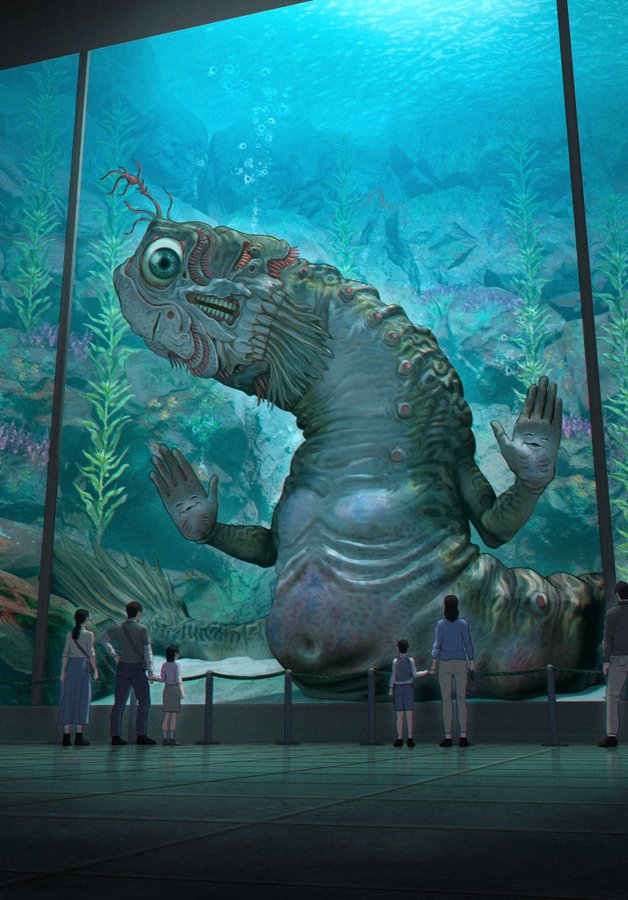 kami at aquarium