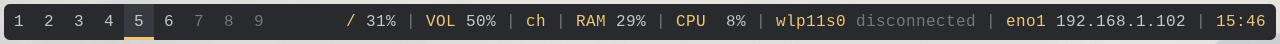 polybar example