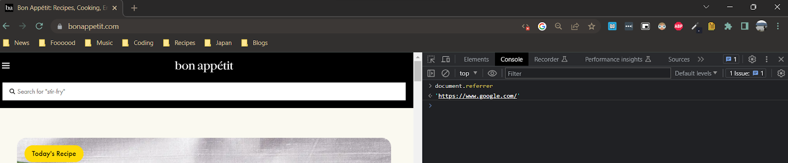 google referrer